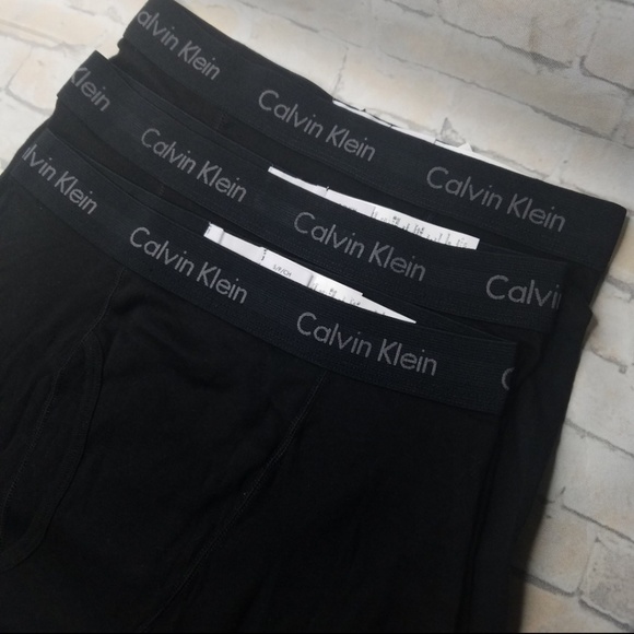 Calvin Klein Men's Classic Cotton Boxer Briefs 3PK - Picture 3 of 4